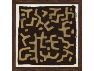 Large Kuba Cloth I 40W x 40H