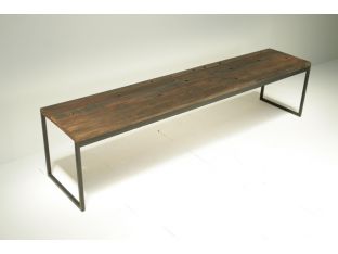 Reclaimed Found Wood Bench