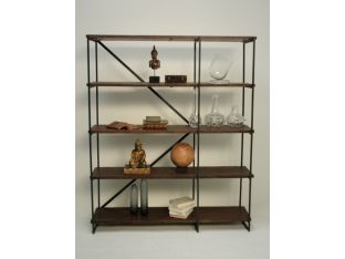 Recycled Wood Tall Bookcase