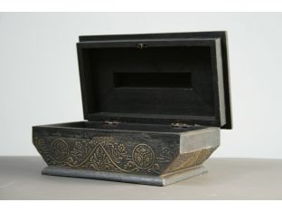 Wood with Brass English Pencil Box