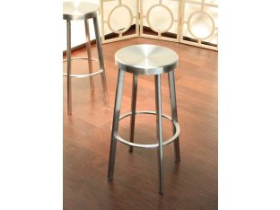 Silver Industry Bar Stool