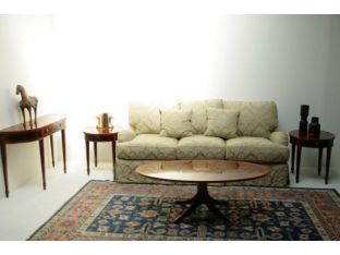Singleton Place Oval Lamp Table