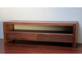 Natural Rough-Hewn Plasma TV Console