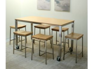 Natural Ash Counter Stool