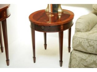 Singleton Place Oval Lamp Table
