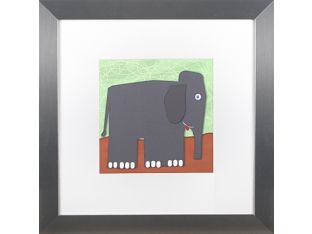 Elephant and Monkey Series (Set of 2) 24W x 24H