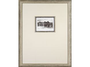 Pennell City Etching IV 20W x 25H