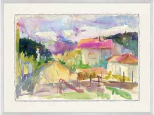 Painterly View I 42W x 32H