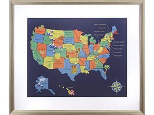 US Map 29W x 34H