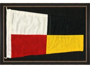 Nautical Flag #9 22.5W x 15.5H