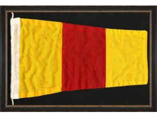 Nautical Flag #0 22.5W x 15.5H