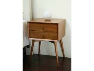 Acacia Mid-Century Nightstand