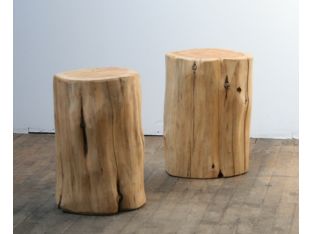 Natural Tree-Stump Stool