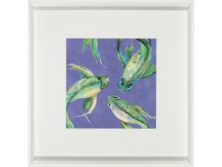 Vivid Koi Fish II 21W x 21H
