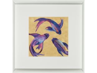 Vivid Koi Fish I 21W x 21H