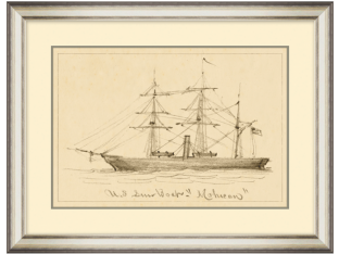 US Steam Boat 22W x 17H