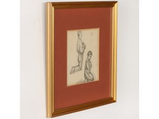Set of 4 Assorted 19th Century Drawings 