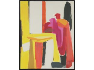 Red Block Structure No. 2 28.25W x 36.25H
