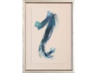 Blue Stroke IV 18W x 25H