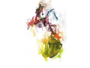 Colorant Twirl I 24W x 36H