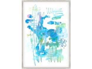 Blue Rain Drop I 30W x 43H