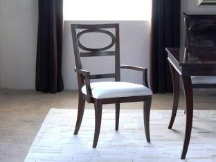 Central Park Oval Back Arm Chair