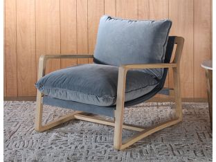 Blue Slate Arm Chair