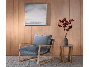 Blue Slate Arm Chair