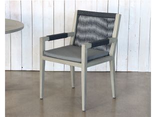 Weathered Grey Teak Outdoor Armchair