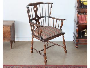 Antique Spindle Back Arm Chair