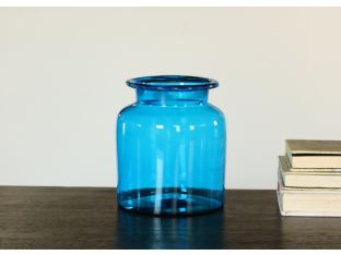 Blue Glass Apothecary Jar