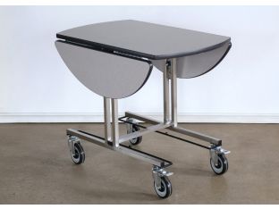 Rolling Room Service Cart with Leaves