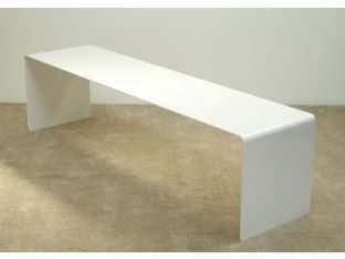 White Cooper Bench