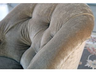 Hazel Velvet Tufted Club Chair