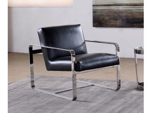 Mitchell Gold Armand II in Black Leather