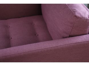 Zula Club Chair in Burgundy