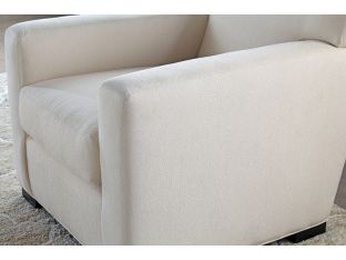 Jean Michel Frank Style Club Chair in Linato Cream
