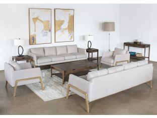 Mango Wood Console Table with Two Drawers