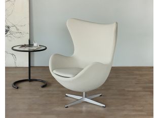 Tan Putty Jacobsen Style Egg Chair