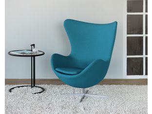 Aegean Blue Jacobsen Style Egg Chair