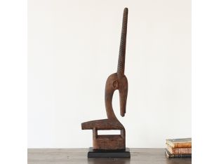 Abstract Cast Aluminum Antidorcas - Cleared