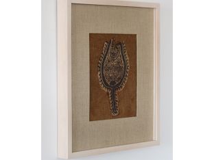 Framed Egyptian Coptic Textile Fragment 8-10th Century 12.5W x 13.75H
