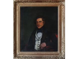 Portrait Of A Gentleman, British School 19th Century 33W x 39H