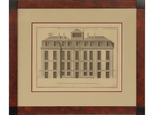 Hotel Vauvray Etching 19W x 16H - Cleared Art