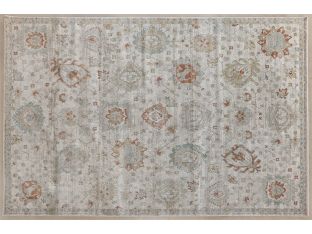 10' x 14' Oatmeal & Spice Persian Motif - Cleared