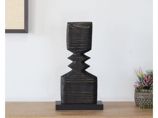 Black Square Sculpture