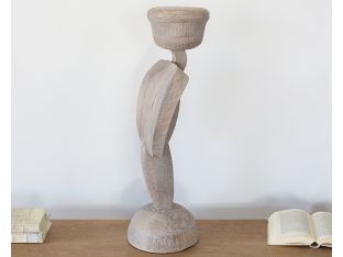 Tall Stacked Disk Sculpture --Cleared Decor