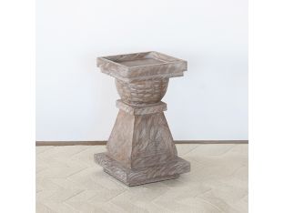 Platform Wood Sculpture --Cleared Decor