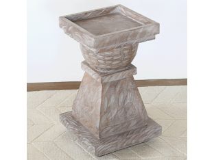 Platform Wood Sculpture --Cleared Decor