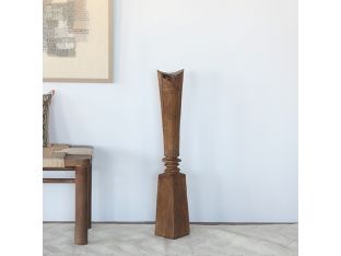 Abstract Wood Sculpture --Cleared Decor